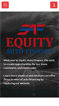 Mobile Screenshot of equityautofin.com